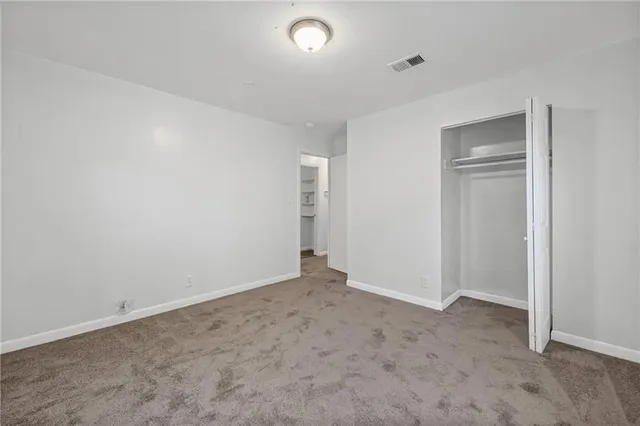 a view of an empty room