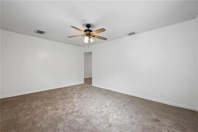 a view of an empty room