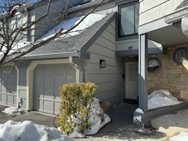 a view of a porch with seating space