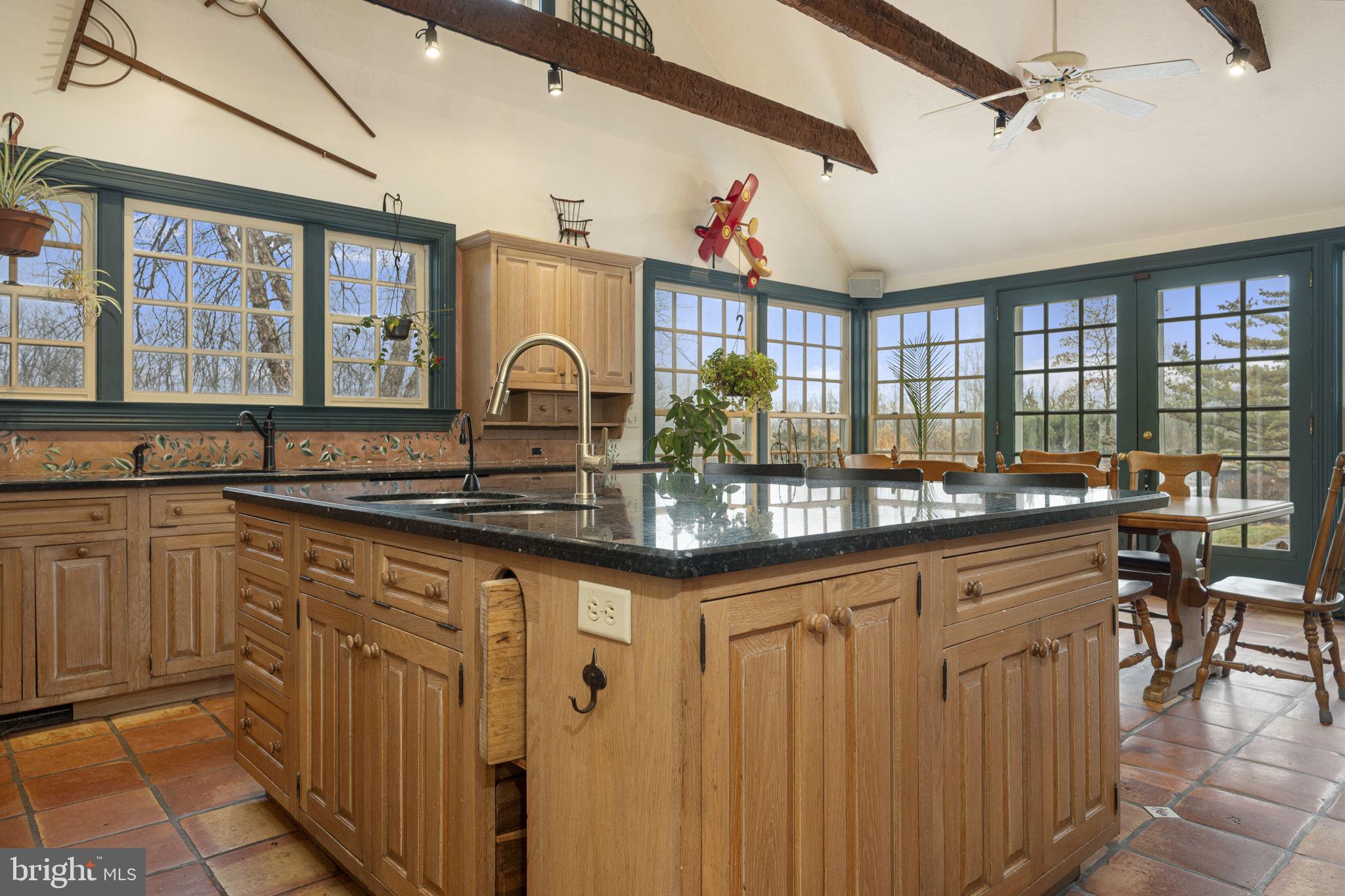 371 Old Tulpehocken Road Birdsboro, PA 19508 - Photo 19 of 99 a kitchen with granite countertop a sink and cabinets
