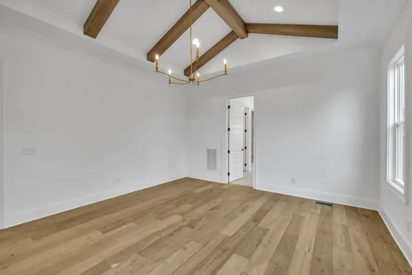 a front view of a building with street