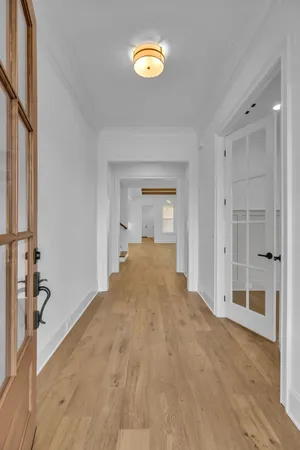 a view of a walk in closet