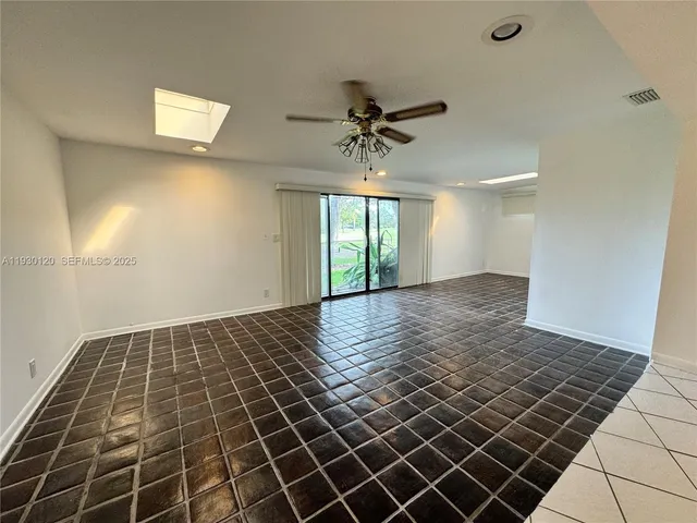 a view of an empty room