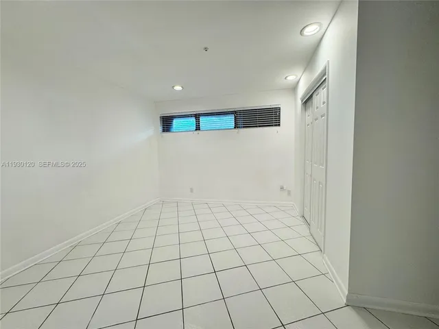 a view of an empty room