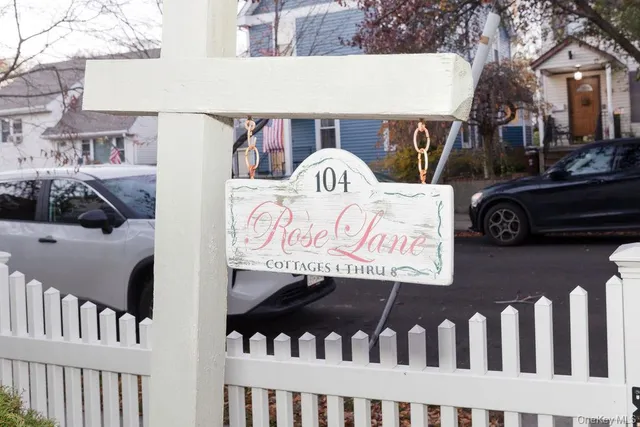 a view of a street sign