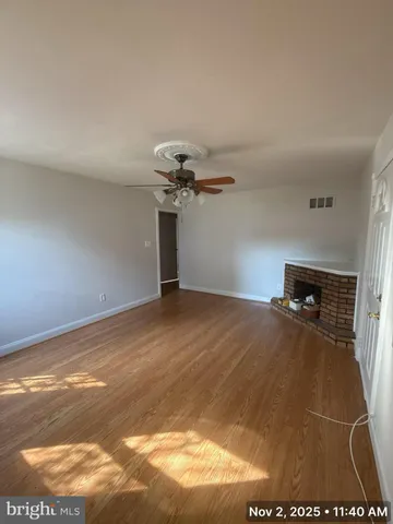 a view of a livingroom with a fireplace