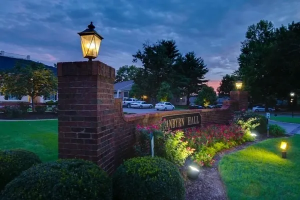 a view of a house with a garden