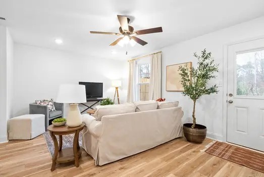 940 Britton Springs Road, Unit 301 Clarksville, TN 37042 - Photo 6 of 30 a living room with furniture and a potted plant