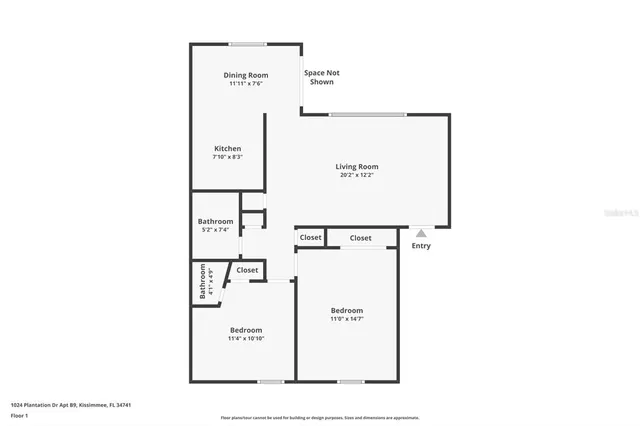 $189,000 | 1024 North Plantation Drive, Unit B9, Kissimmee, FL 34741