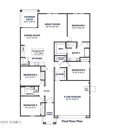 $426,670 | 17446 West Illini Street, Goodyear, AZ 85338