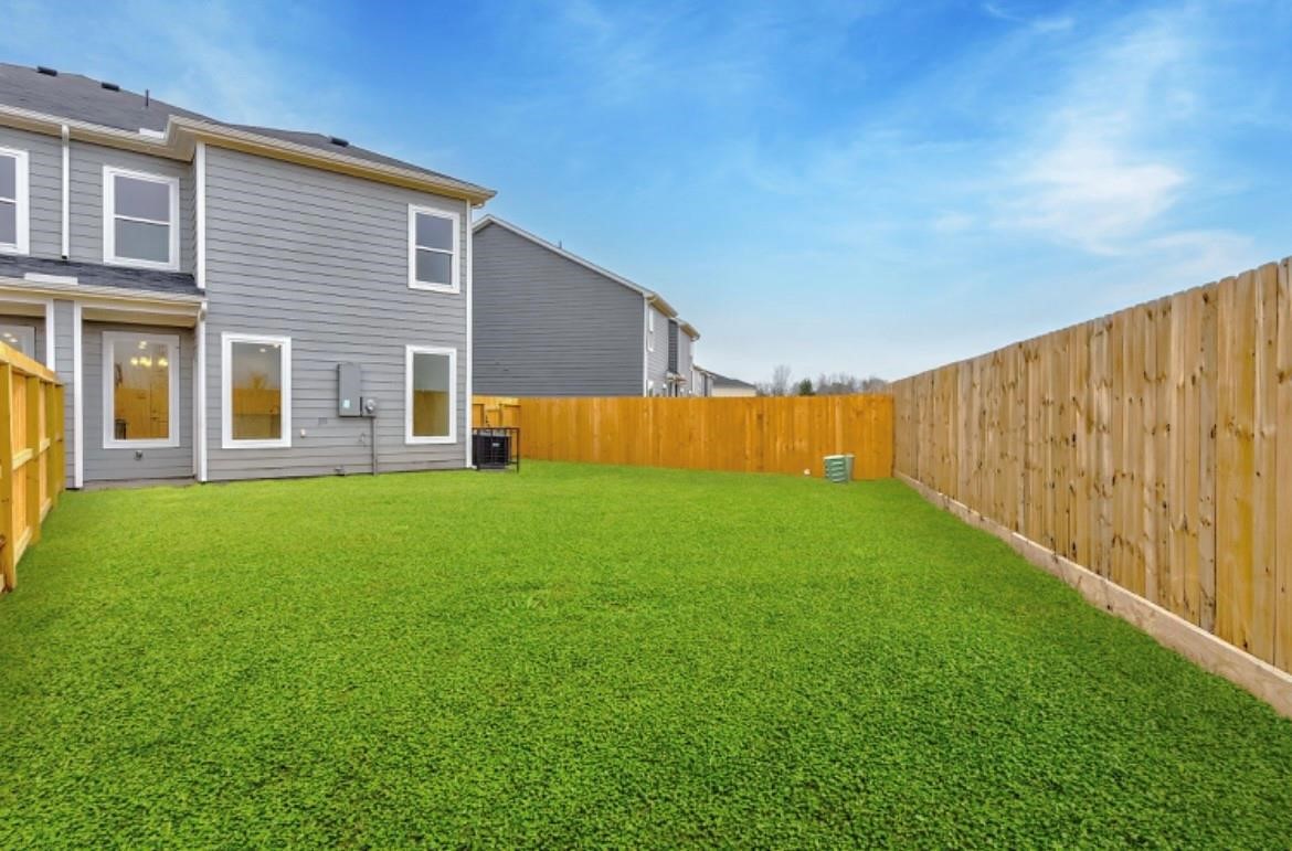 4810 Centipede Road, Unit B Houston, TX 77048 - Photo 17 of 19 a view of a house with backyard and pool