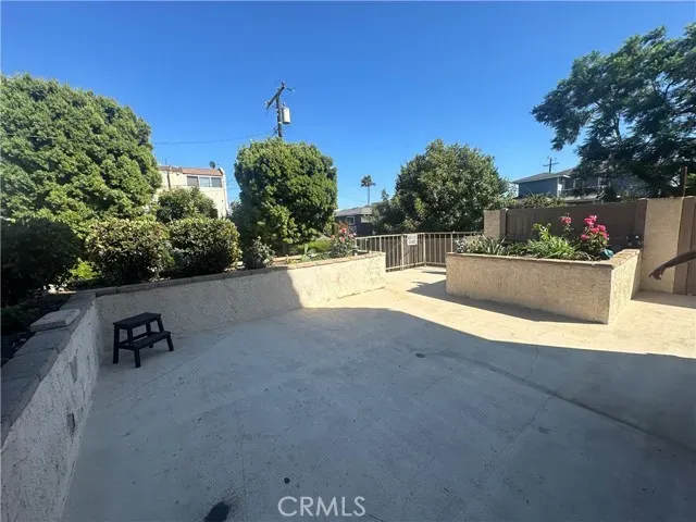 a view of wooden door