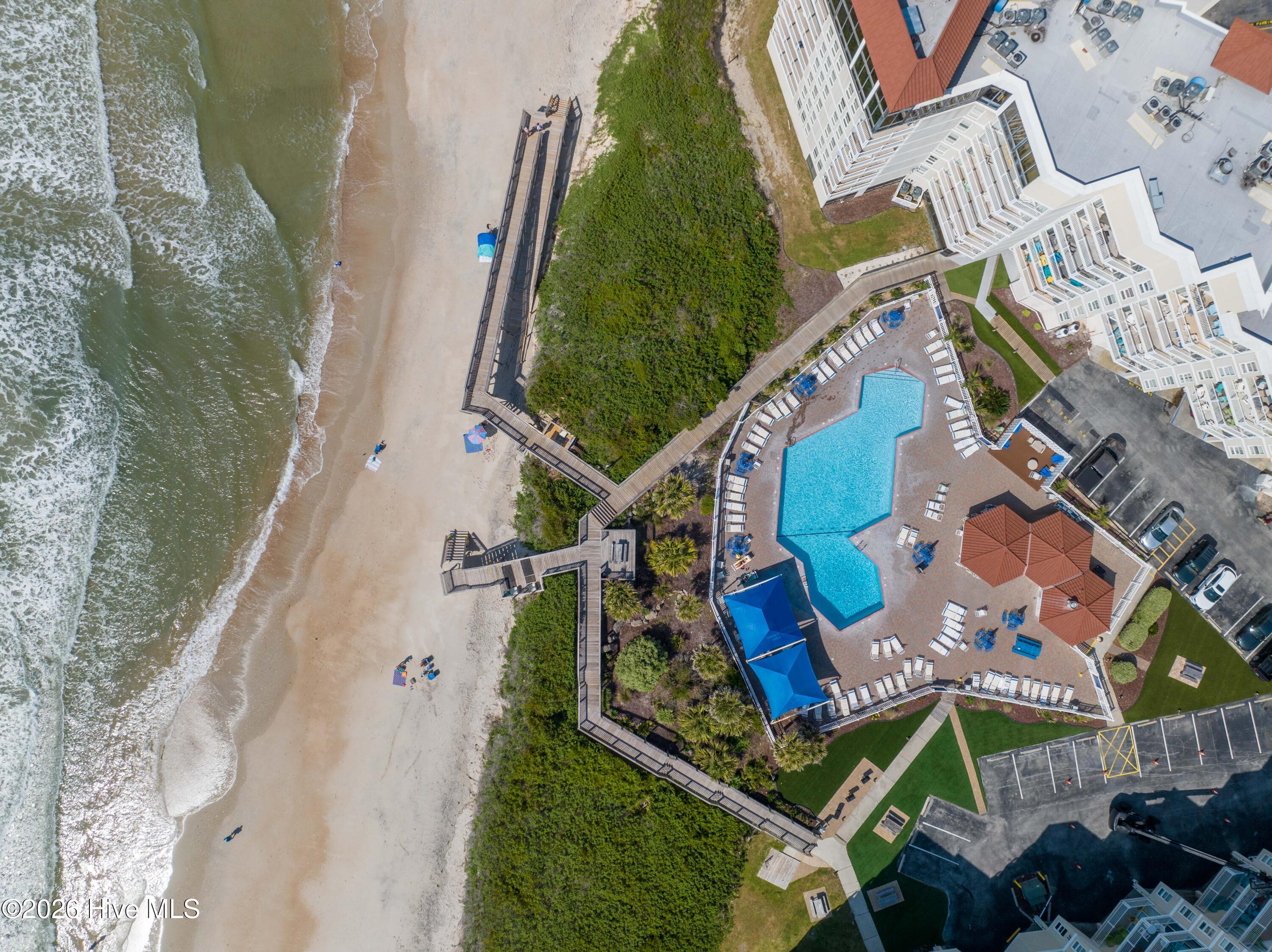 2000 New River Inlet Road, Unit 2514 North Topsail Beach, NC 28460 - Photo 30 of 57 St. Regis - Aerials - Pool