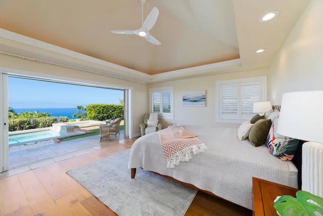 a bedroom with furniture and a couch