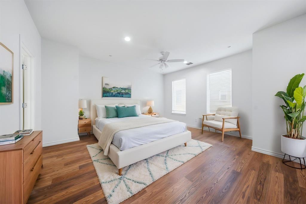 4330 McKinney Avenue, Unit 16 Dallas, TX 75205 - Photo 15 of 34 Virtually staged primary bedroom.