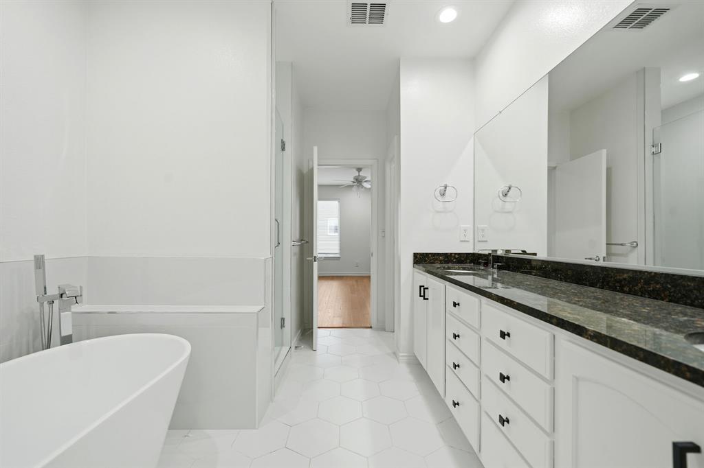 4330 McKinney Avenue, Unit 16 Dallas, TX 75205 - Photo 18 of 34 Another view of the luxurious primary bathroom.
