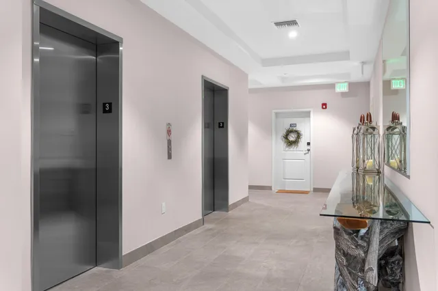 a view of a garden with pathway