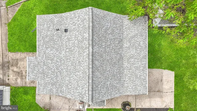 a aerial view of a house