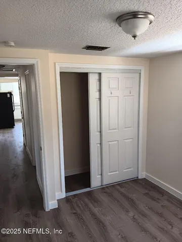 a close view of closet