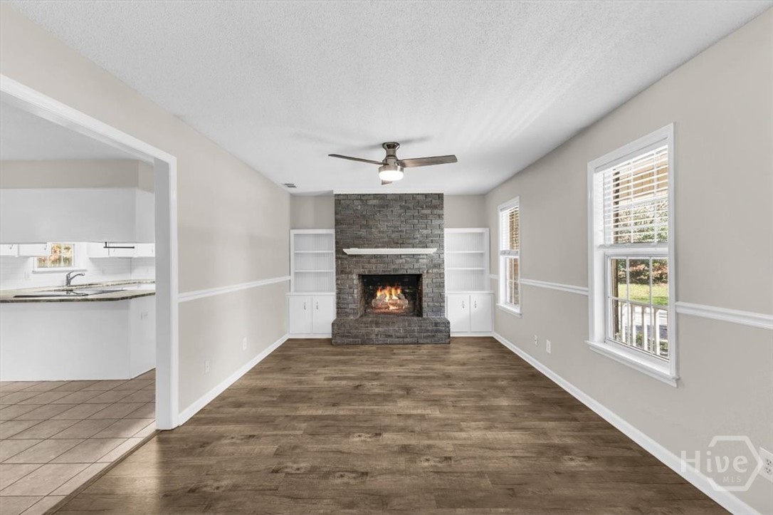 5323 McCall Road Rincon, GA 31326 - Photo 8 of 51 LIVING ROOM VIEW WITH FIREPLACE