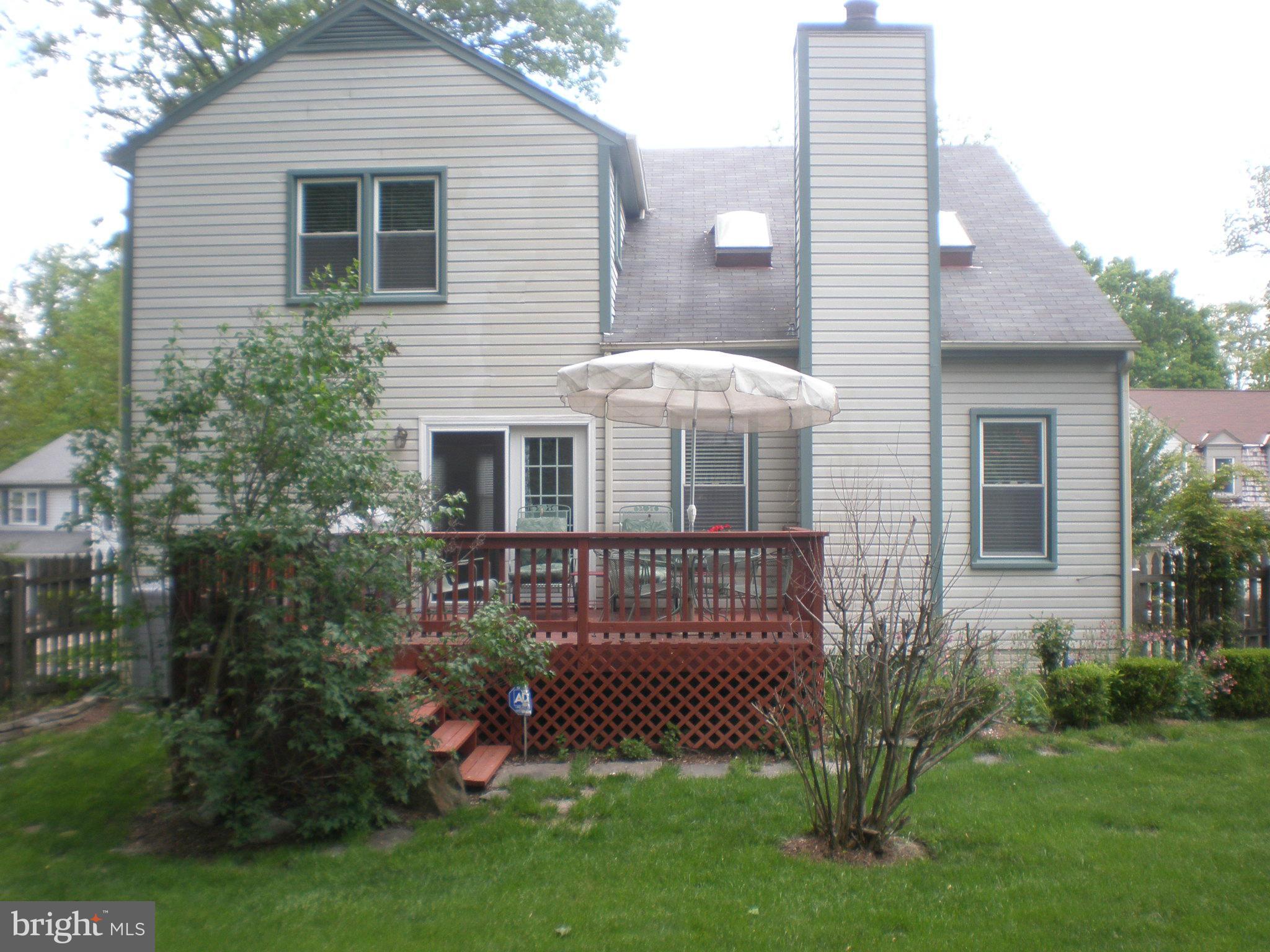 10412 Mountain Quail Road Silver Spring, MD 20901 - Photo 29 of 30 Rear View of the house from the huge yard.