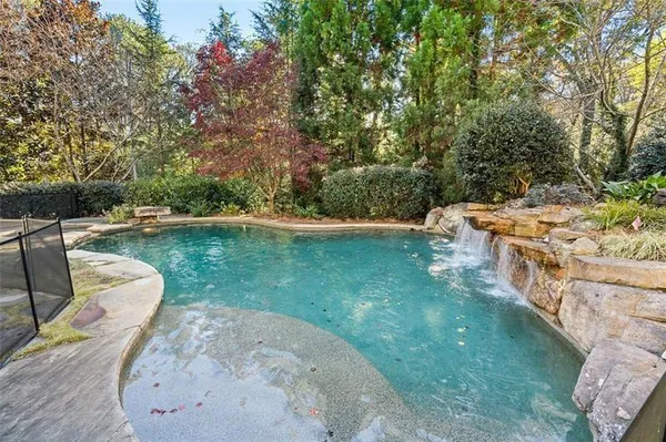 an aerial view of residential house with outdoor space