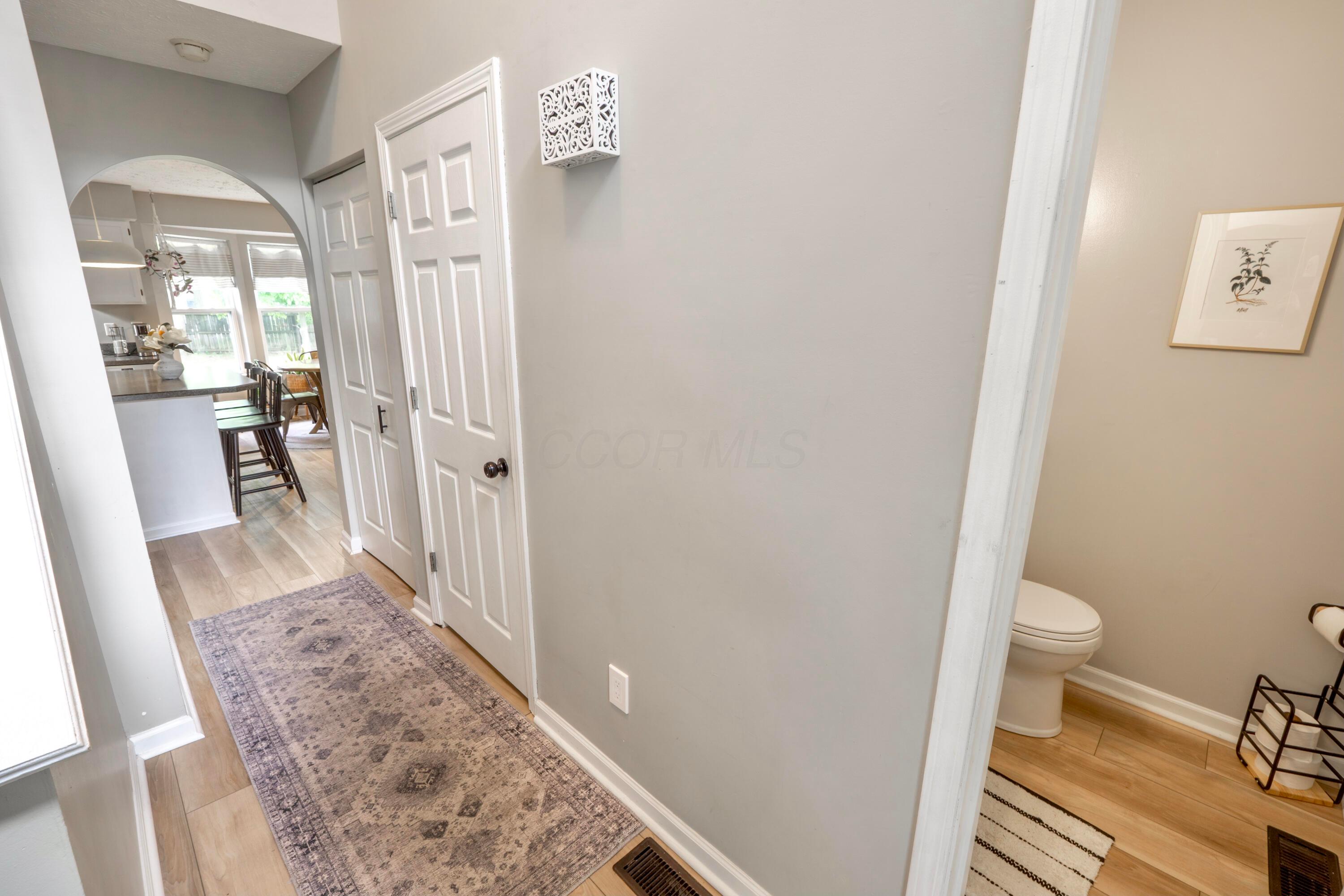 160 Kettering Bend Delaware, OH 43015 - Photo 17 of 49 Half bathroom is tucked out of the way for privacy.