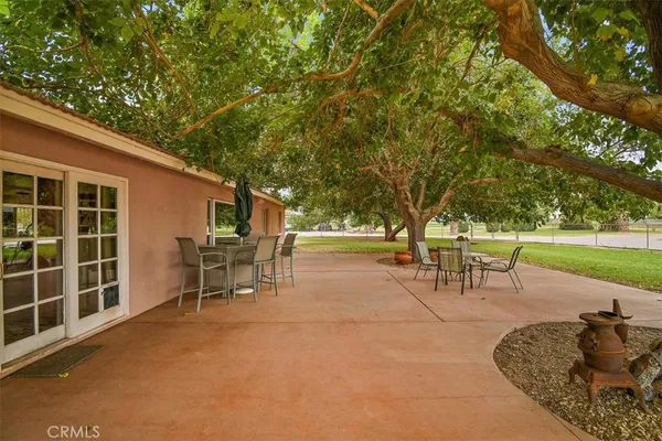 a house with a outdoor space