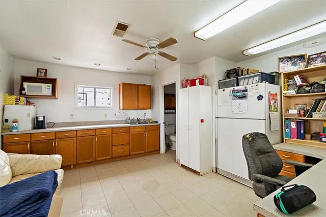 a view of an outdoor space and tennis court