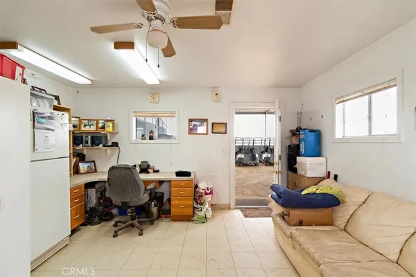 a view of an ocean and beach