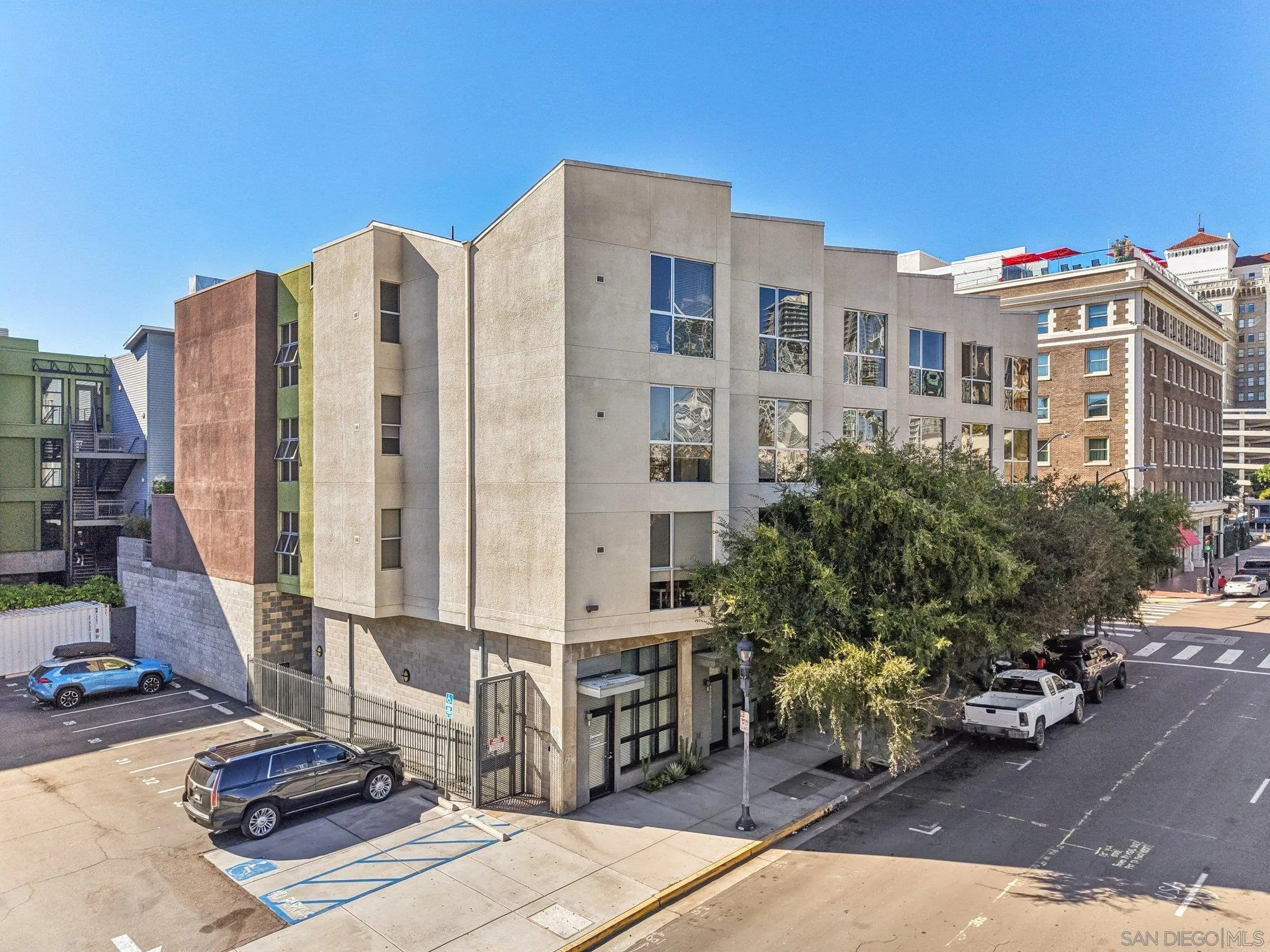 777 Sixth Avenue, Unit 135 San Diego, CA 92101 - Photo 2 of 38 a front view of a building with glass windows