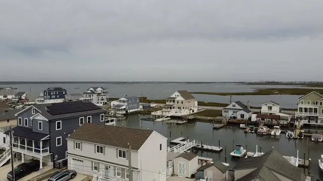an aerial view of a ocean view