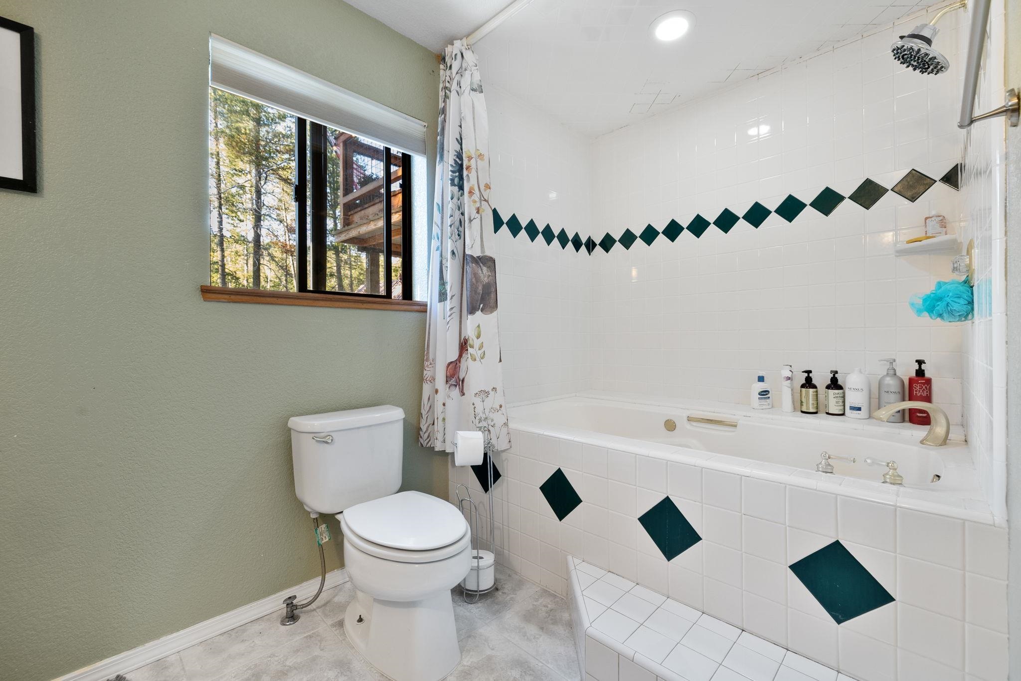 50689 Conifer Drive Soda Springs, CA 95728 - Photo 18 of 28 a bathroom with a toilet a sink and a bathtub