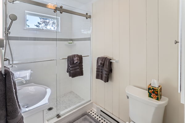 217 Barnes Road Oak Bluffs, MA 02557 - Photo 27 of 60 The private en suite bathroom for the main level guest bedroom.