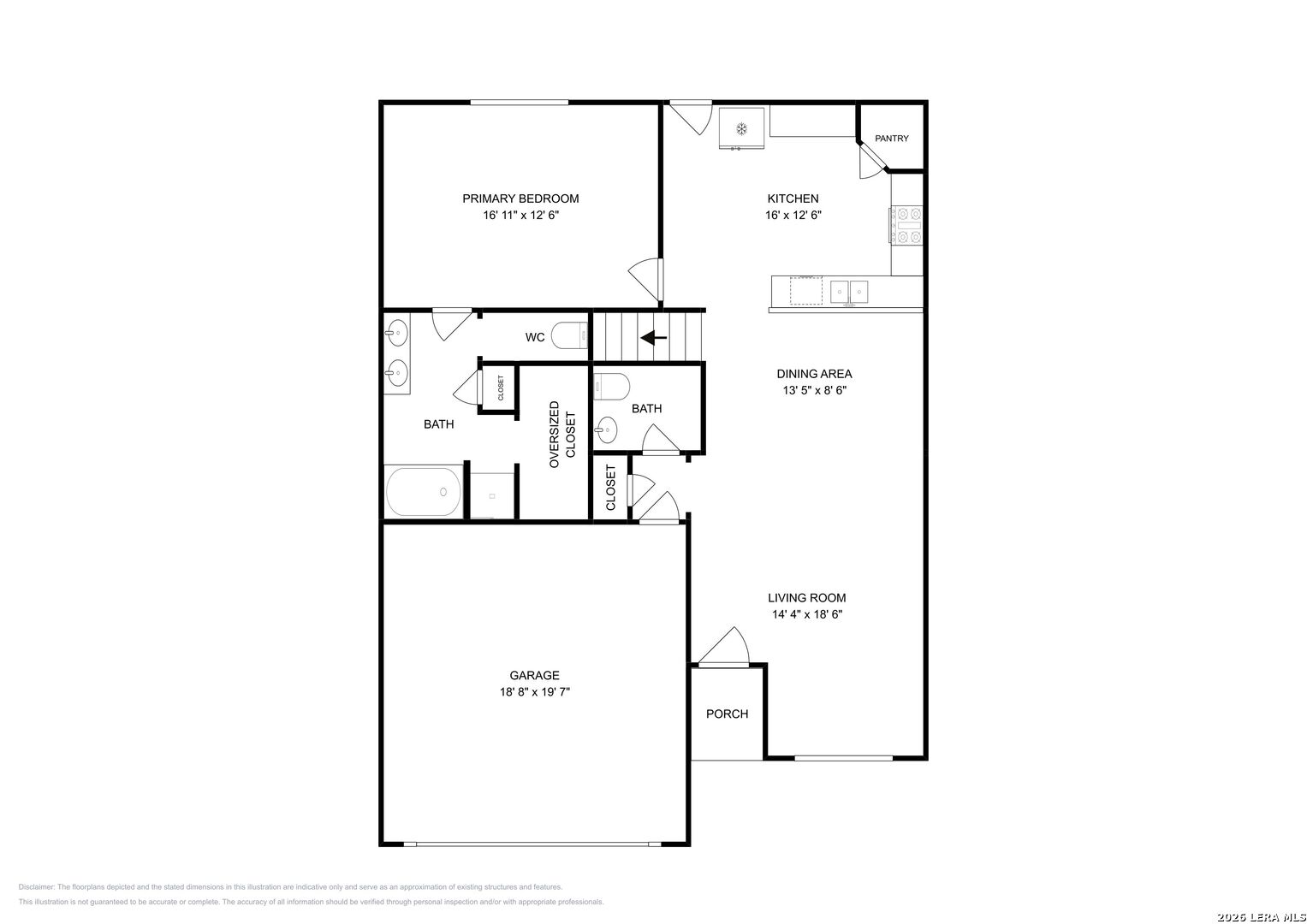 3022 Citron Garden Converse, TX 78109 - Photo 20 of 21 a picture of a floor plan
