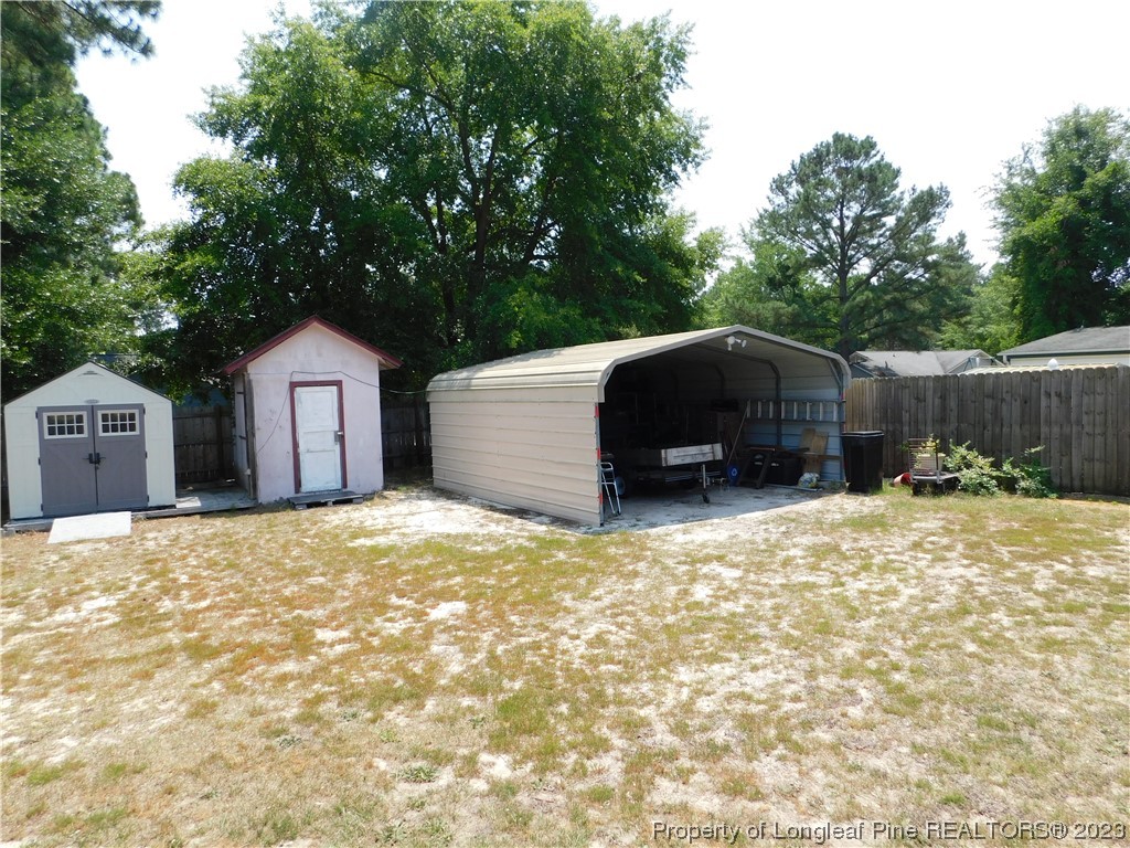 215 Duncan Road Spring Lake, NC 28390 - Photo 18 of 19 a house view with a outdoor space
