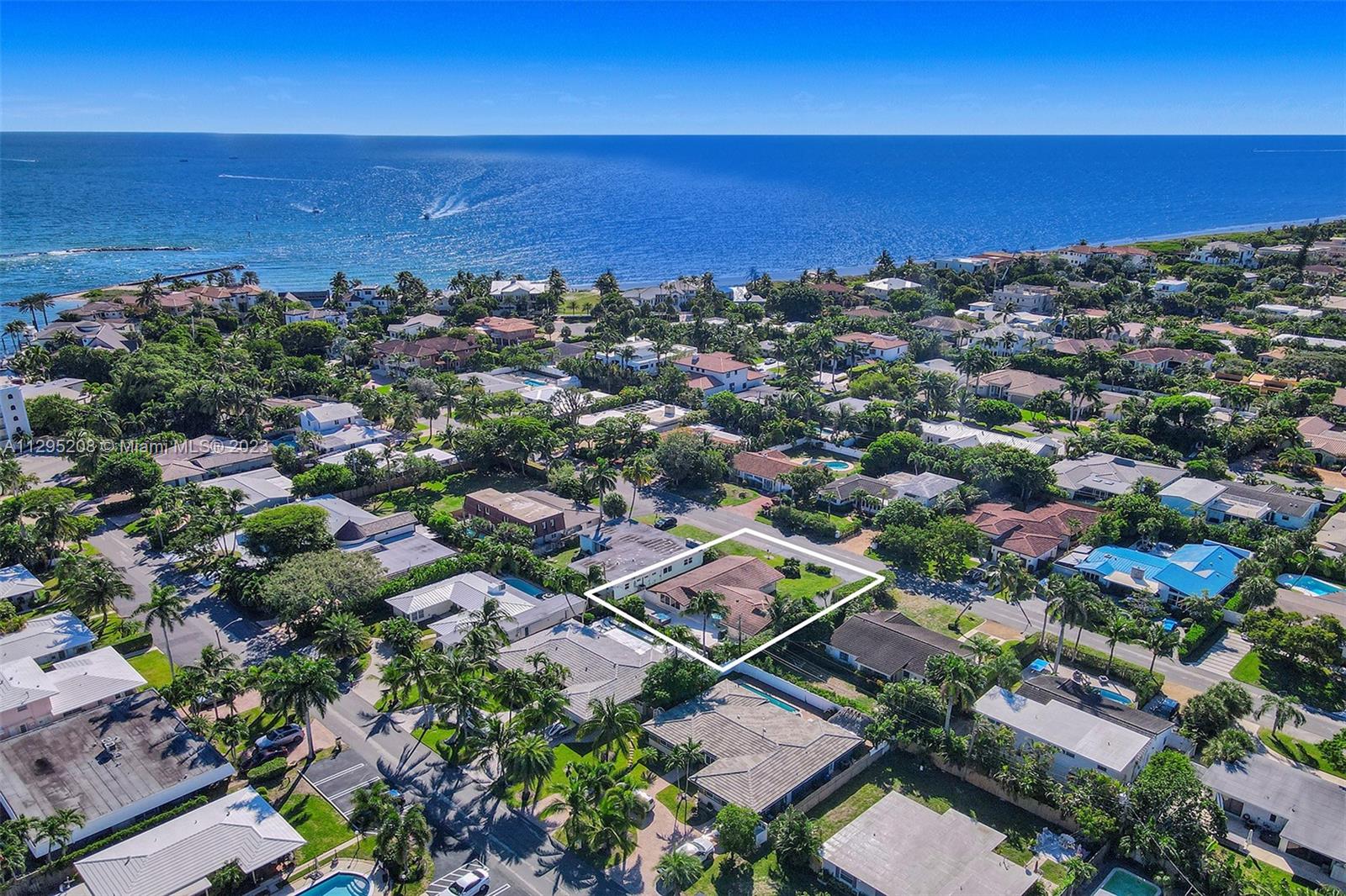 3411 Dover Road Pompano Beach, FL 33062 - Photo 45 of 64 an aerial view of residential houses with outdoor space