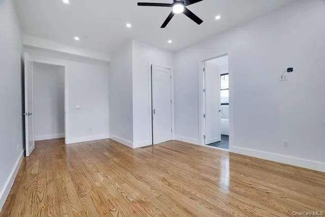 a view of an empty room