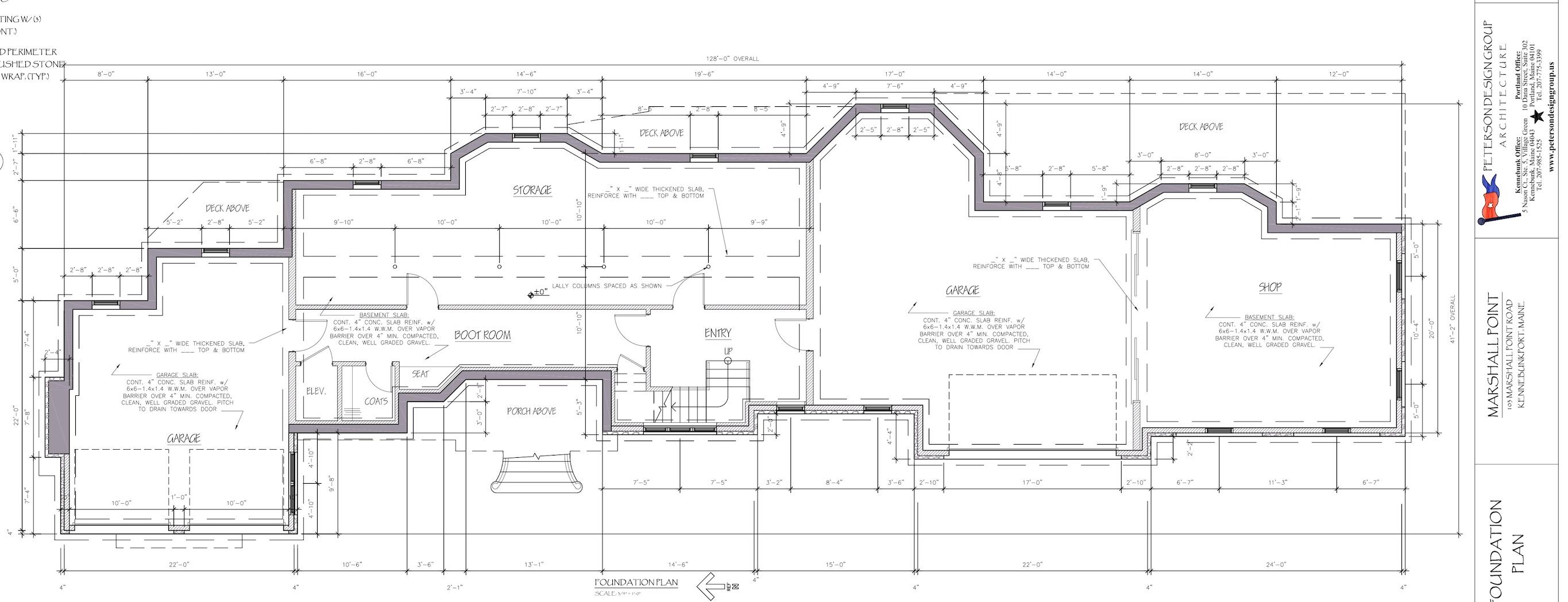 103 Marshall Point Road Kennebunkport, ME 04046 - Photo 21 of 36 Basement Plan