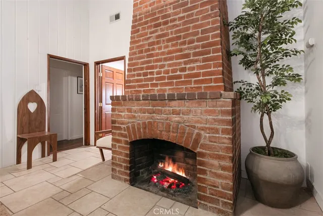 a view of kitchen and living room
