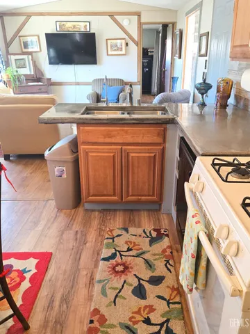 a dinning table sitting next to a window