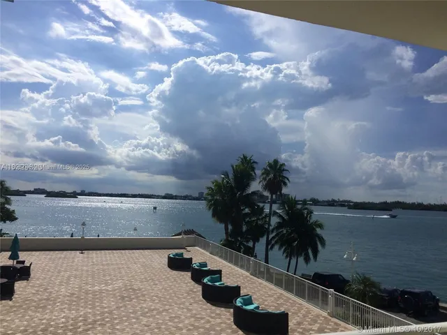 a view of terrace with seating space