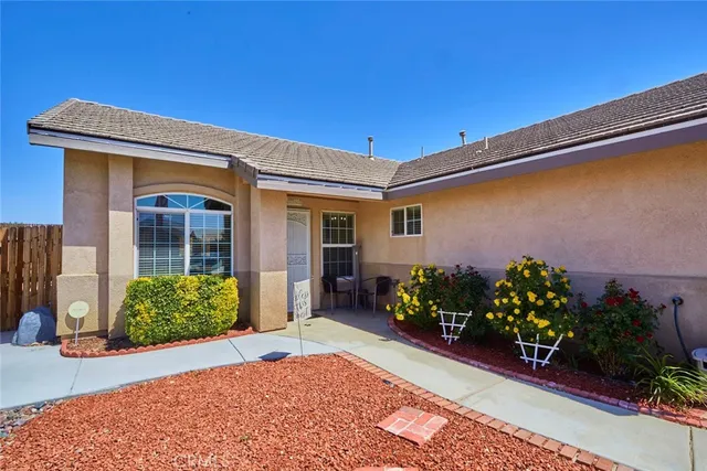 a view of a backyard with potted plants