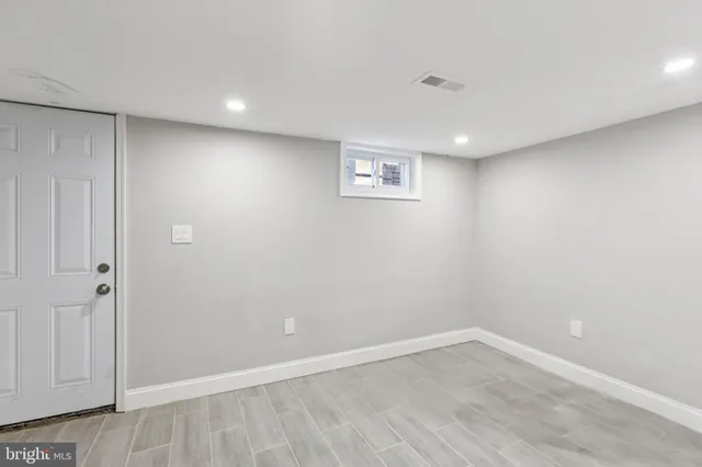 a view of an empty room