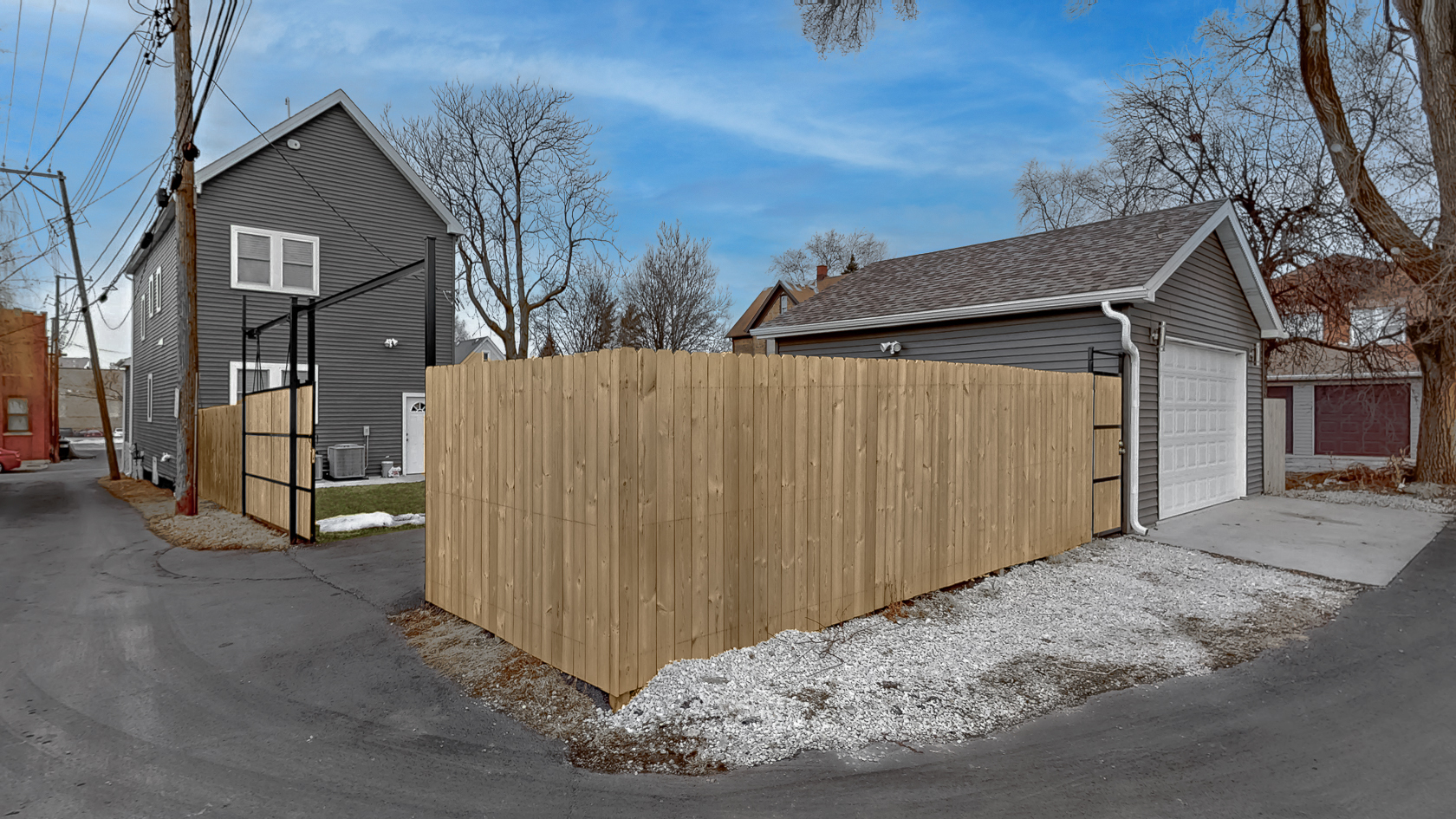 2347 Walnut Street Blue Island, IL 60406 - Photo 20 of 20 a view of a house with a wooden fence