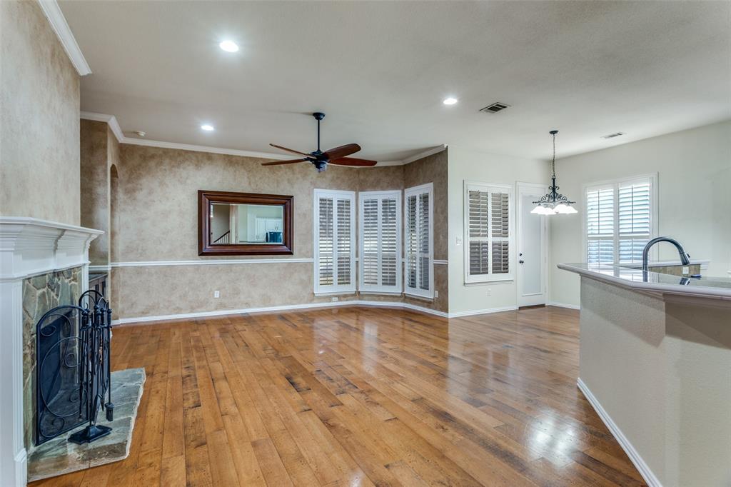 8312 Teja Trail Benbrook, TX 76126 - Photo 5 of 25 Living Room, Breakfast Area & Kitchen