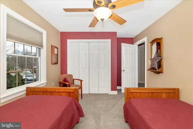 a backyard of a house with seating space