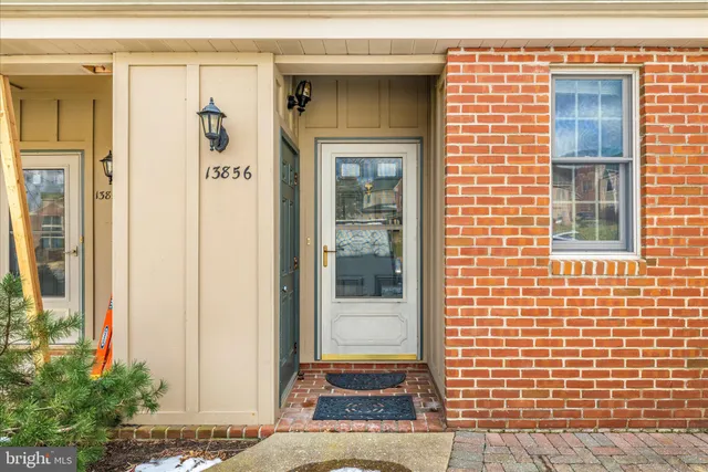 a view of front door of house