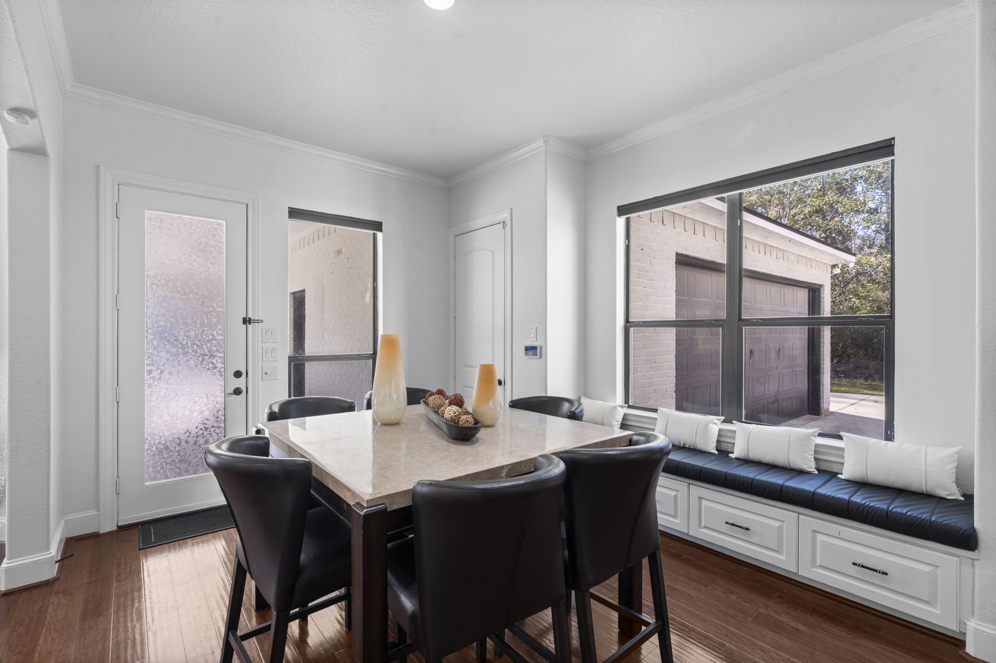 4430 Chateau Creek Way Spring, TX 77386 - Photo 13 of 46 a kitchen with a sink and wooden floor
