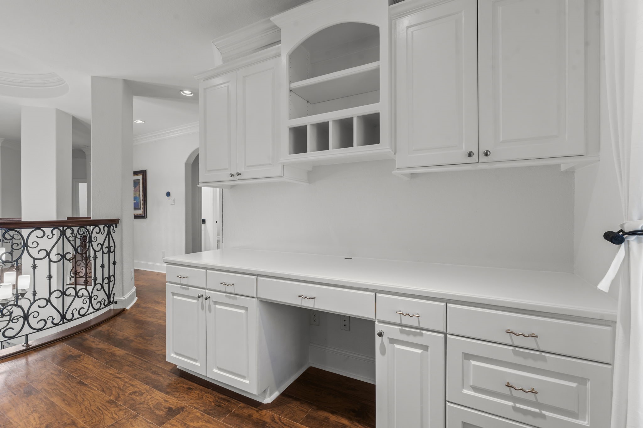 4430 Chateau Creek Way Spring, TX 77386 - Photo 31 of 46 a kitchen with white cabinets and sink